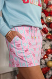 WHIMSY PEPPERMINT MINT SKORT