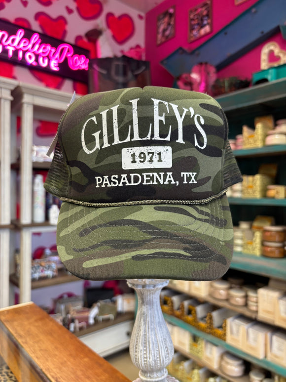 GILLEY'S PASADENA, TEXAS 1971 CAMO CAP