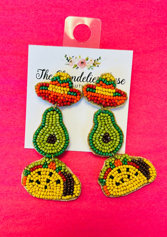 Holy Guacamole Earrings