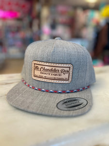 THE CHANDELIER ROSE BOUTIQUE CAP - YUPOONG SNAPBACK GREY