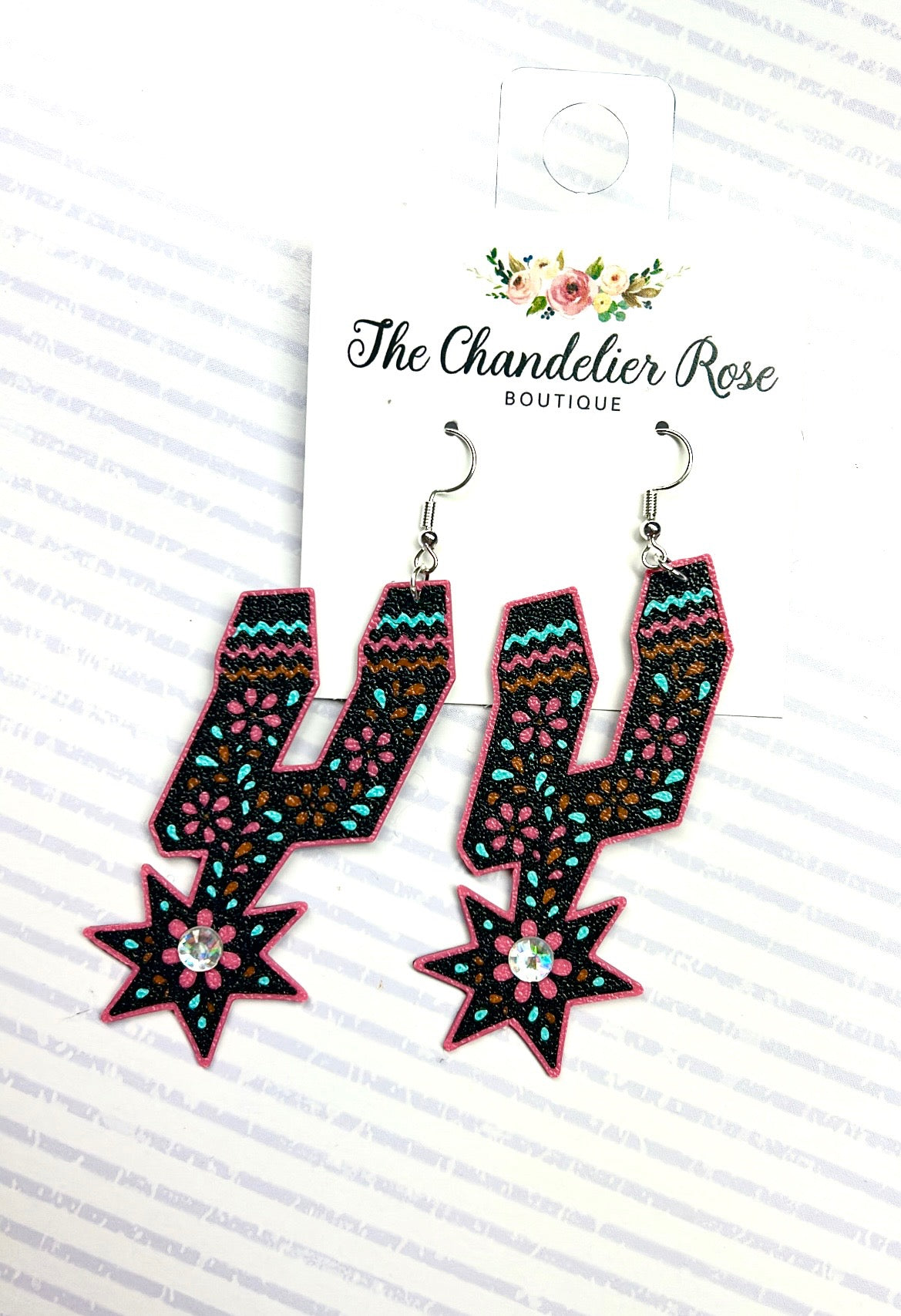 FLORAL SPUR EARRINGS