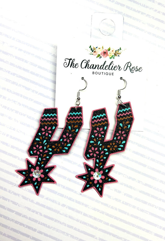 FLORAL SPUR EARRINGS