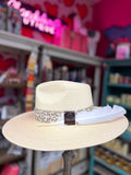 CORRAL ROSE STRAW HAT - NATURAL