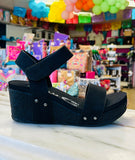VERY G WOMEN'S DEVON SANDAL - BLACK