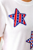 PATRIOTIC STARS PATCH TEE