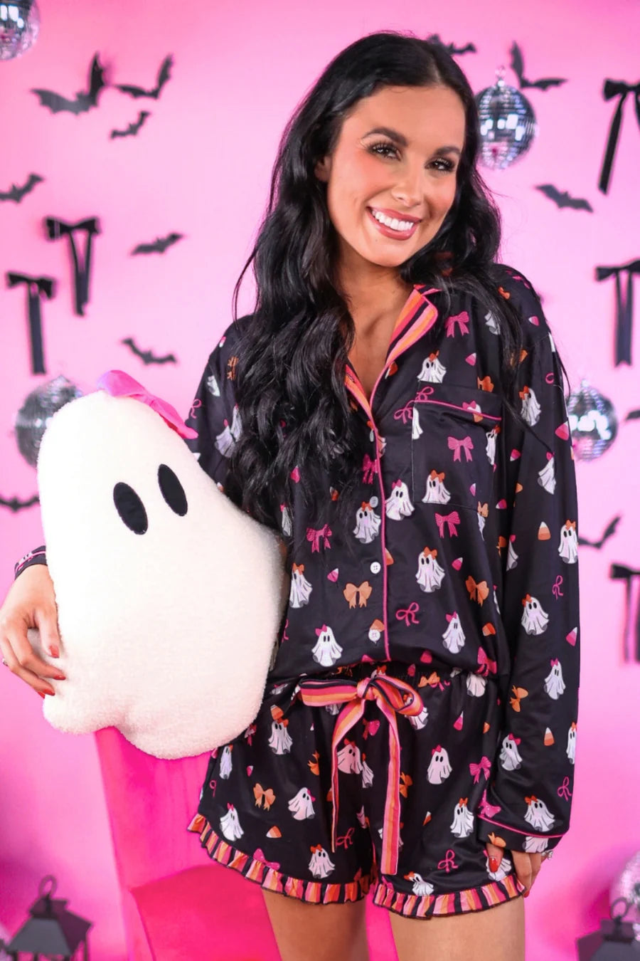 BOOOTIFUL GIGI RUFFLE PAJAMA SET