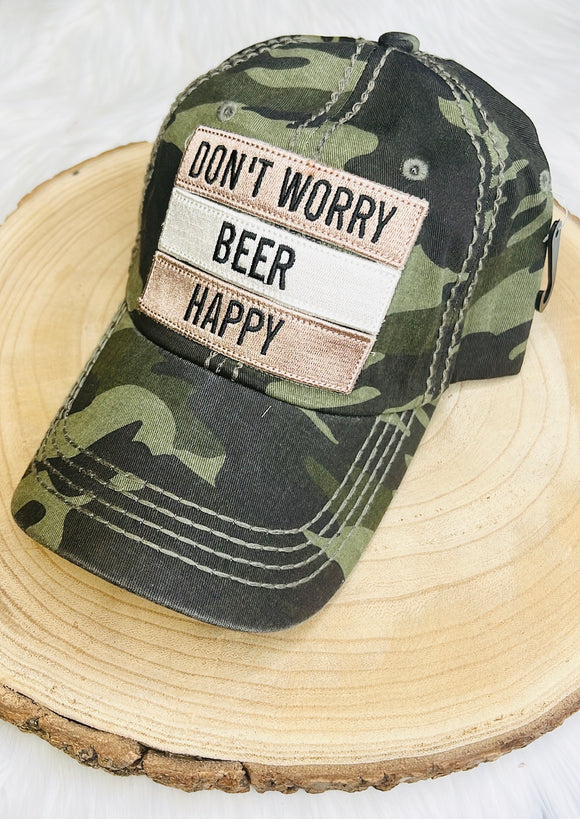 DON'T WORRY BEER HAPPY - CAMO