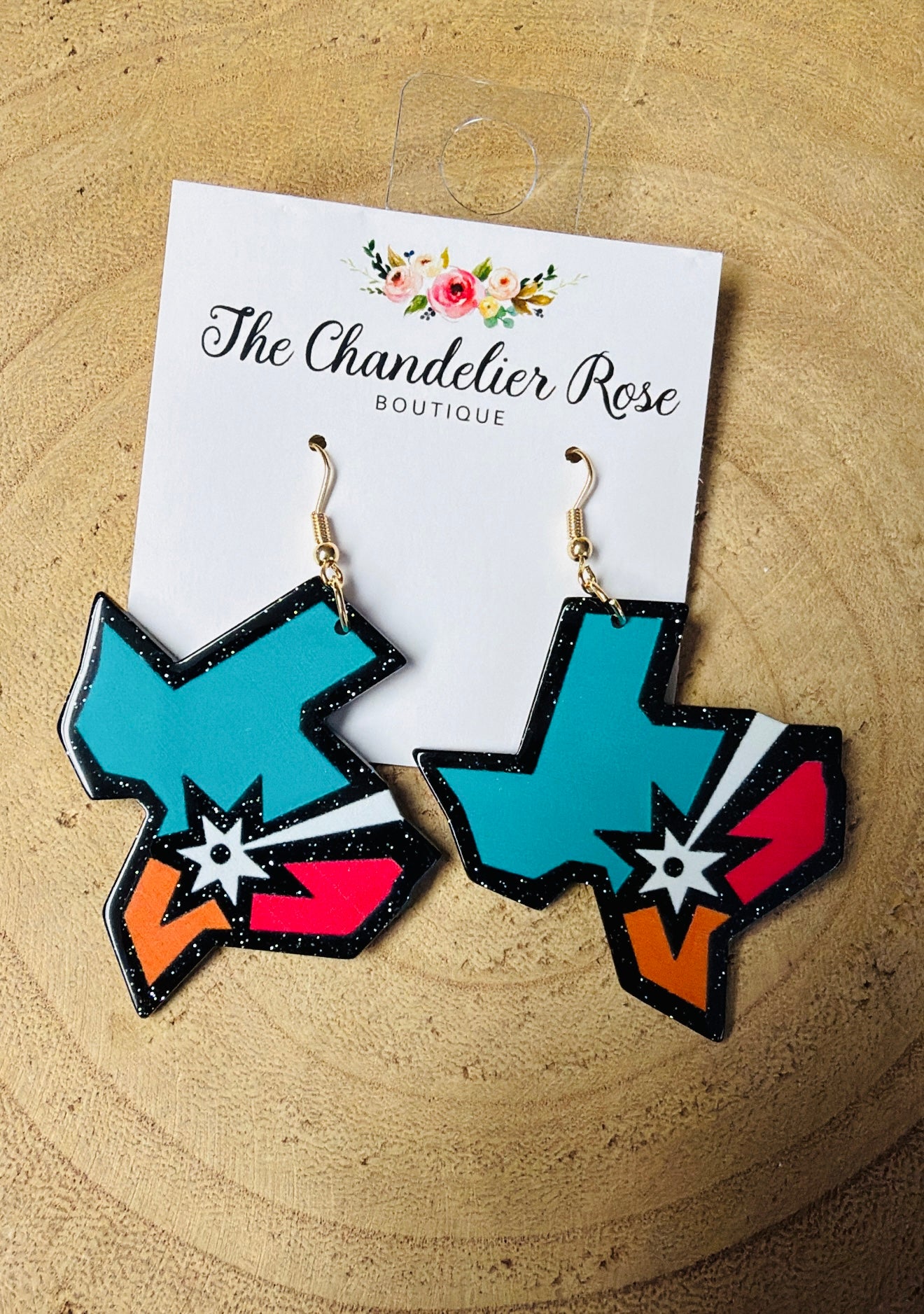 Retro Texas Earrings
