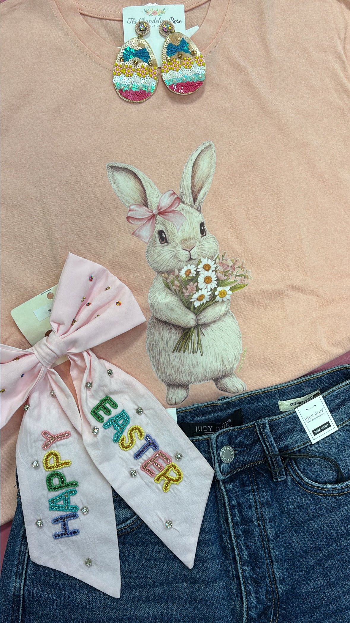 PINK BUNNY TEE