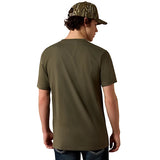 ARIAT MENS WILD CREEK CAMO TSHIRT - ARMY GREEN