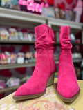 VERY G MOROCCO PINK BOOTIES