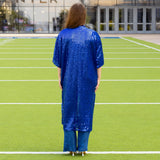 ROYAL BLUE SEQUIN DUSTER