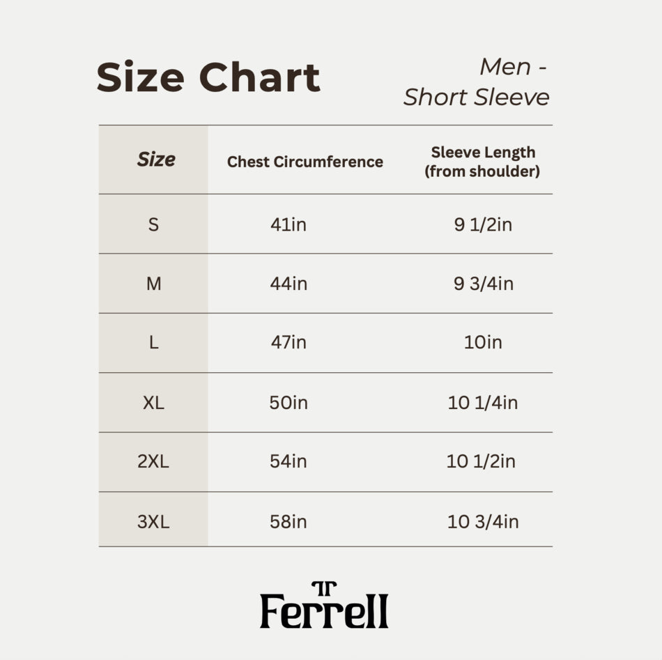 FERRELL MEN'S THE MAVERICK IN BLUE - SHORT SLEEVE SNAP
