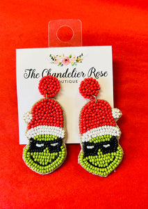 COOL GRINCH EARRINGS