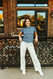 CLOUD BASIC TEE - DENIM