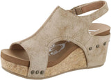 VERY G ISABELLA 2 NUDE PLATFORM WEDGE