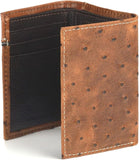 ARIAT TRI-FOLD OSTRITCH FLORAL EMBOSSED WALLET