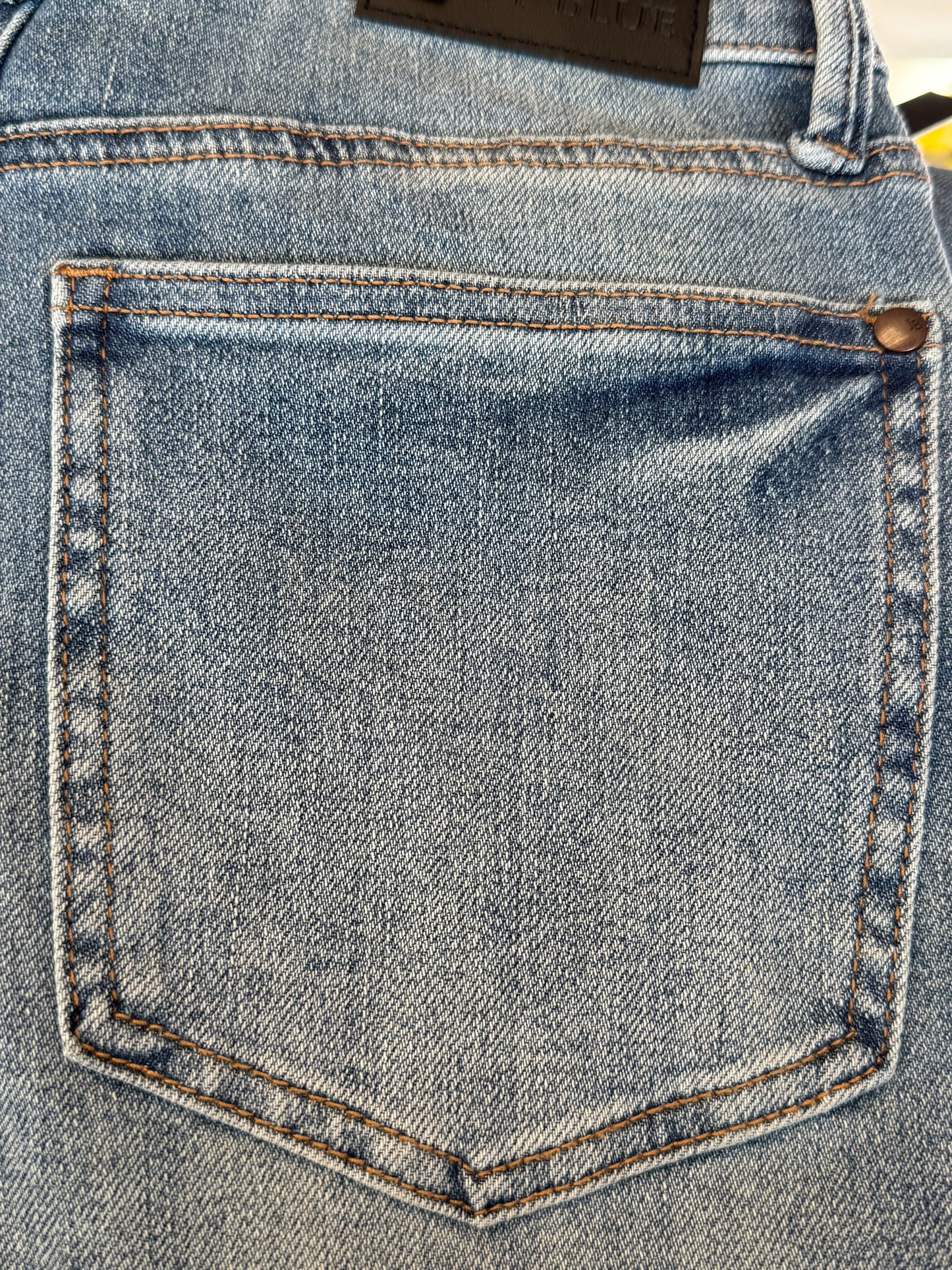 JUDY BLUE HIGH WAIST TUMMY CONTROL SLIM STRAIGHT JEANS