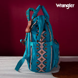 WRANGLER ALLOVER AZTEC PRINTED BACKPACK - TURQUOISE