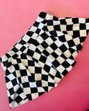 Black and White Skirt with attached Bloomer