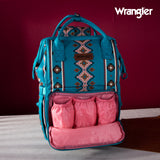 WRANGLER ALLOVER AZTEC PRINTED BACKPACK - TURQUOISE