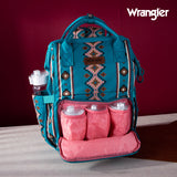 WRANGLER ALLOVER AZTEC PRINTED BACKPACK - TURQUOISE