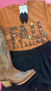 FALL BLESSINGS TEE - AUTUMN