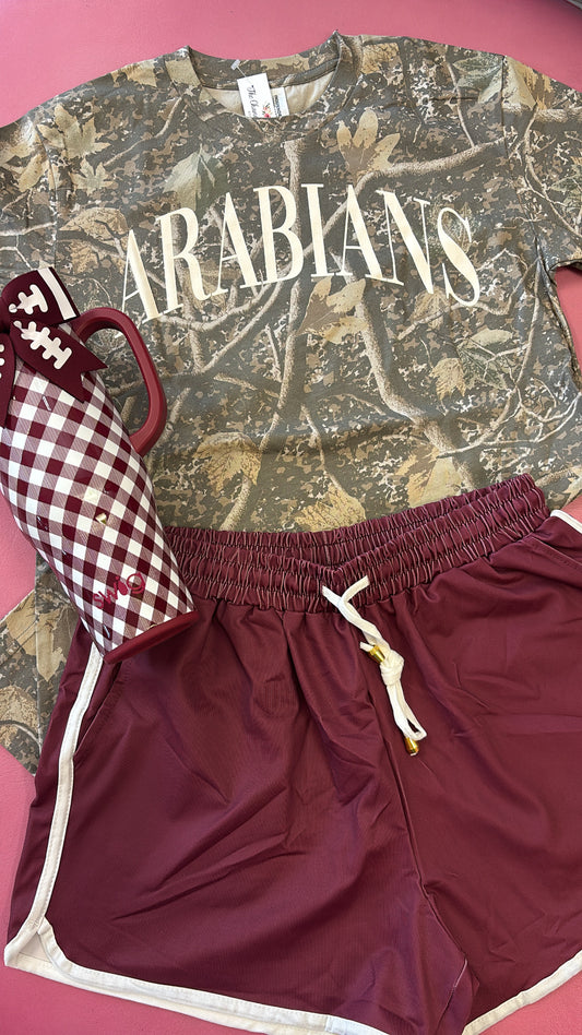 ARABIANS CAMO TEE - DIRTY WHITE INK