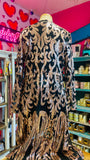 THE WESTERN SEQUINNED LONG COVER UP - BLACK