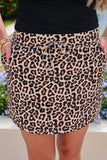 SAFARI CHIC LEOPARD SKORT