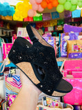VERY G WOMEN'S STARRY NIGHTS SANDALS - BLACK