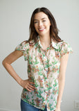 RETRO CACTUS COWGIRL FLUTTER SLEEVE