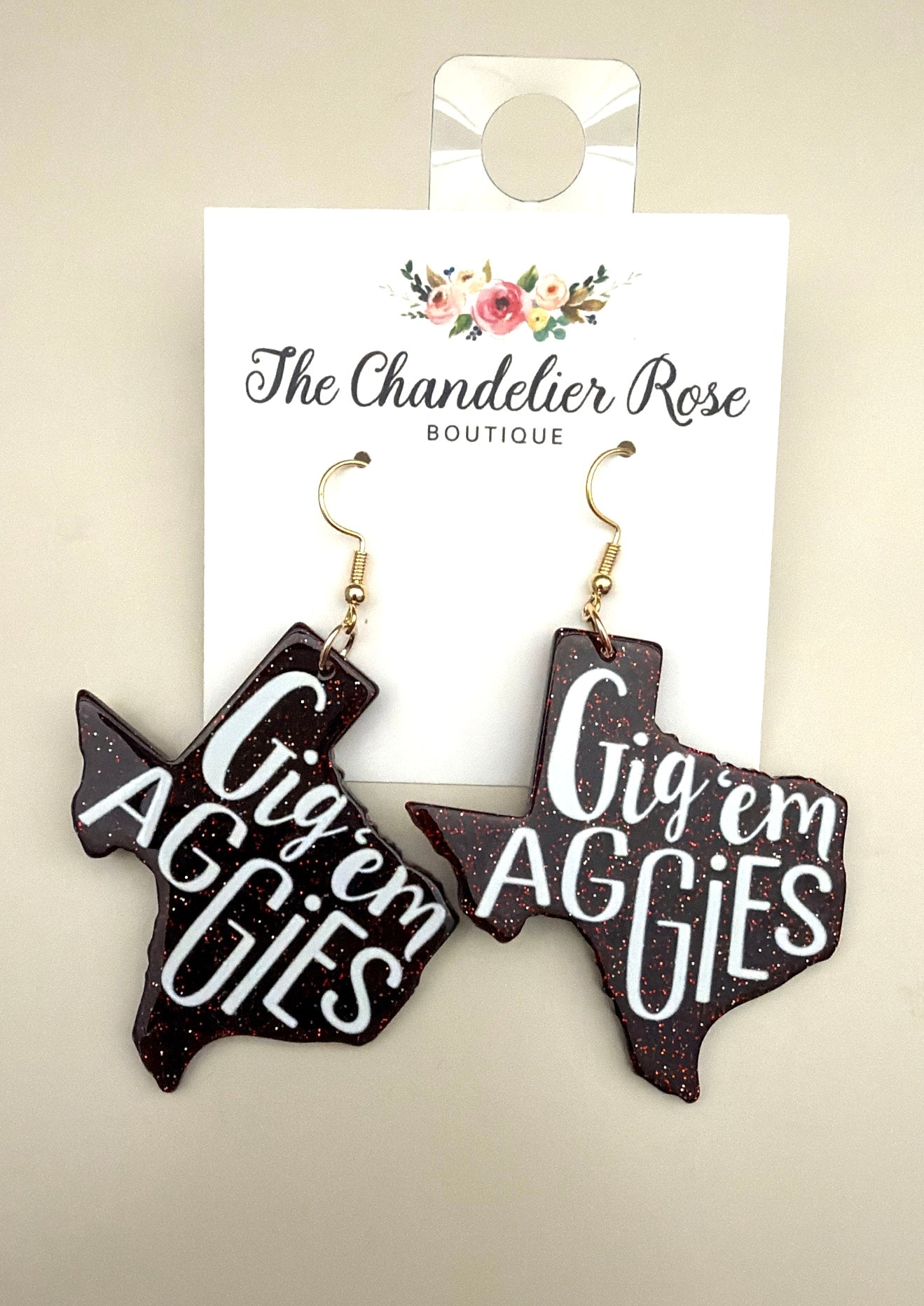 Gig’em Texas  Earrings