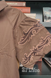 SWEETWATER STITCH TOP - CHOC