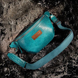 Wrangler Fanny Pack Belt Bag Sling Bag - Turquoise