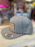 THE CHANDELIER ROSE BOUTIQUE CAP - YUPOONG SNAPBACK GREY