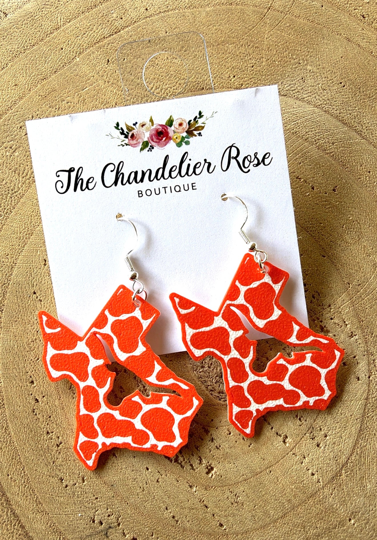 Spotted Longhorns Earrings
