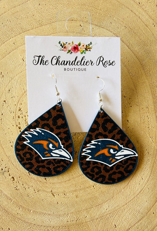 Roadrunner Leopard Earrings