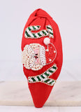 CHRISTMAS JOY SANTA RED HEADBAND