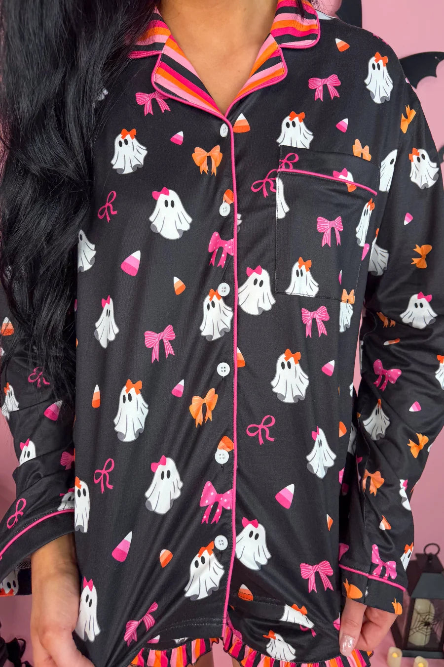 BOOOTIFUL GIGI RUFFLE PAJAMA SET