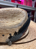 CORRAL GUNSMOKE STRAW HAT - NATURAL BURNED