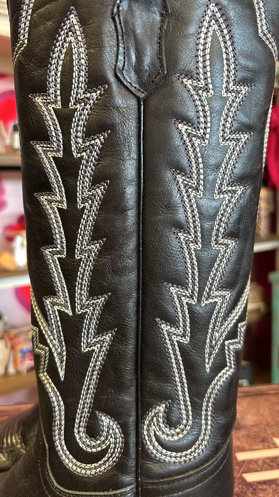 CIRCLE G BY CORRAL BOOTS WESTERN STITCHED BLACK BOOT - L6282