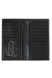 ARIAT MENS RODEO STYLE WALLET DIAMOND LACING SOUTHWESTERN FABRIC BLACK