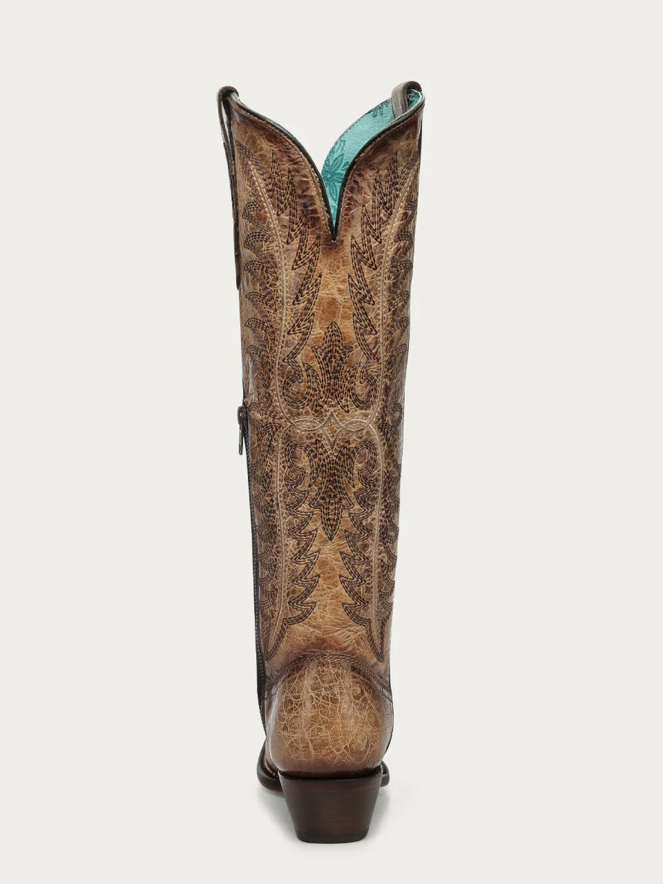CORRAL WOMEN'S SAND EMBROIDERY & METALLIC WELT TALL TOP WESTERN BOOT - A5009