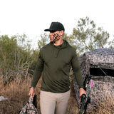 Burlebo Performance Hoodie - Mallard Green
