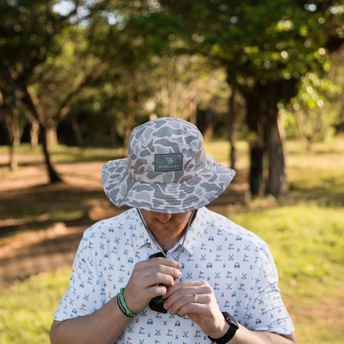 BURLEBO CLASSIC DEER CAMO BUCKET HAT