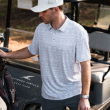 Burlebo Performance Polo - Grey Aztec