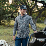 Burlebo Performance Hoodie - Tiger Stripe Camo - Wetland