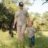 Burlebo Short Sleeve Pocket Tee - Classic Deer Camo