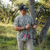 Burlebo Short Sleeve Pocket Tee - Classic Deer Camo